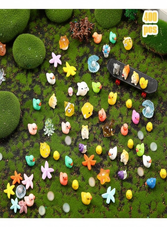 Barydat مجموعة باريدات من 400 قطعة من مجسمات الحيوانات الصغيرة المصنوعة من الراتنج، مثالية للمقالب والحرف اليدوية، وإكسسوارات مصغرة من الراتنج، وأشياء صغيرة لعيد الحب وعيد الفصح وحفلات الزفاف وتزيين الحدائق (جميلة). - Image 5